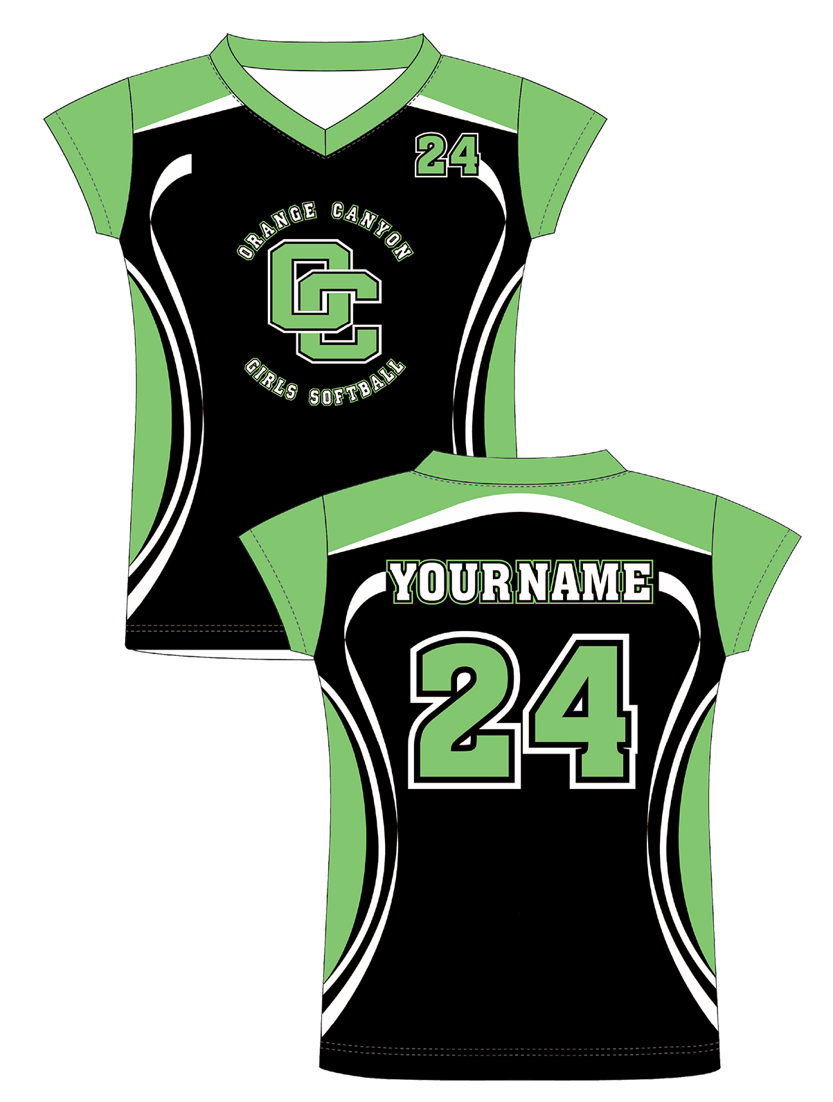 OCGS Specialty Jerseys With Your Name and Number v7