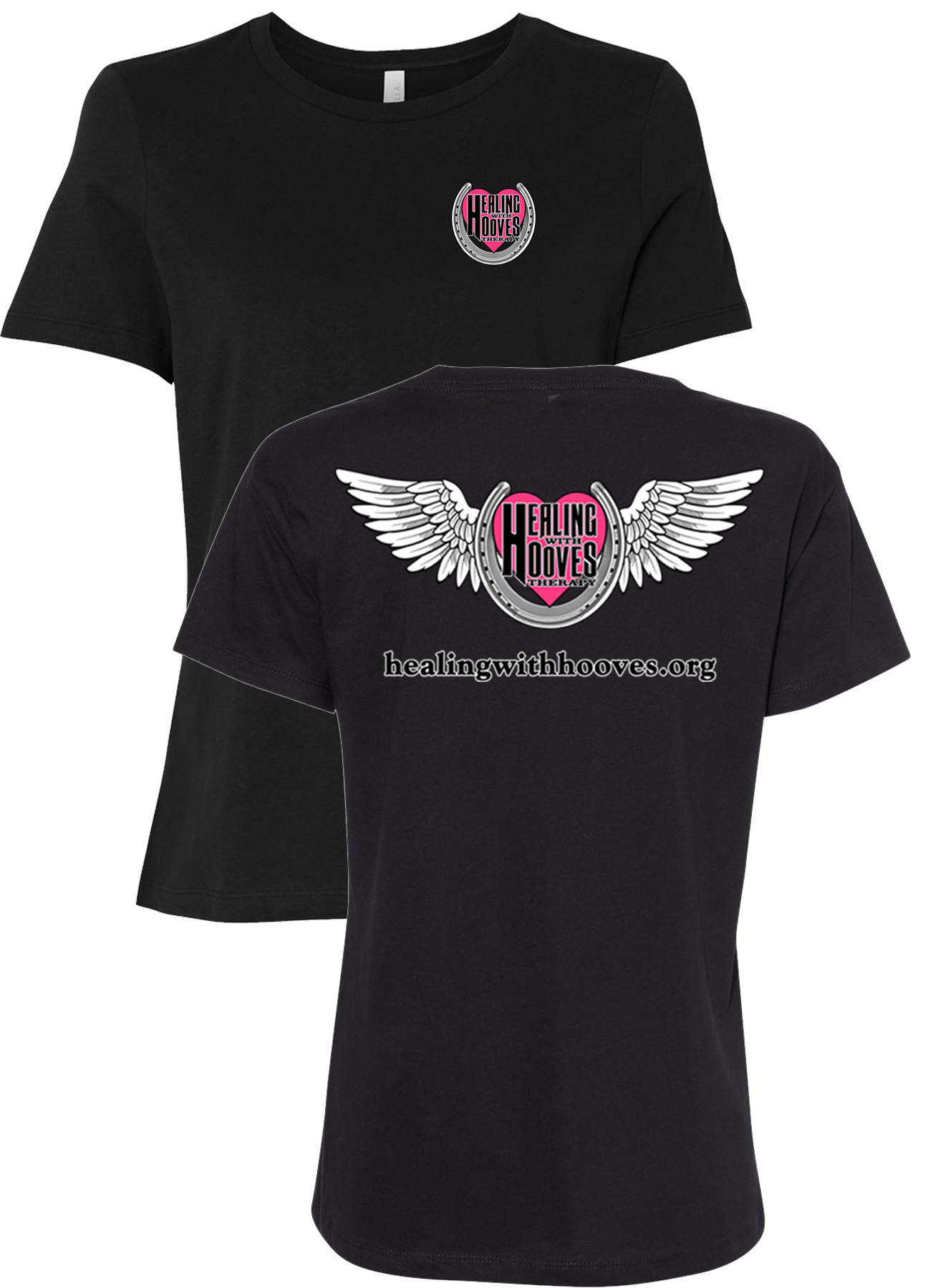 Healing Hooves Ladies Bella Relaxed Fit Shirt