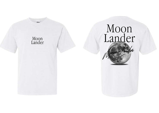 Moon Lander Tee - White (Comfort colors)