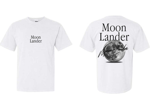 Moon Lander Tee - White (Tultex)