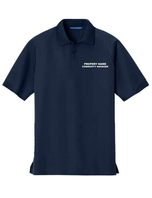 Mens Port Authority Dry Zone Ottoman Short Sleeve Polo - 5XL