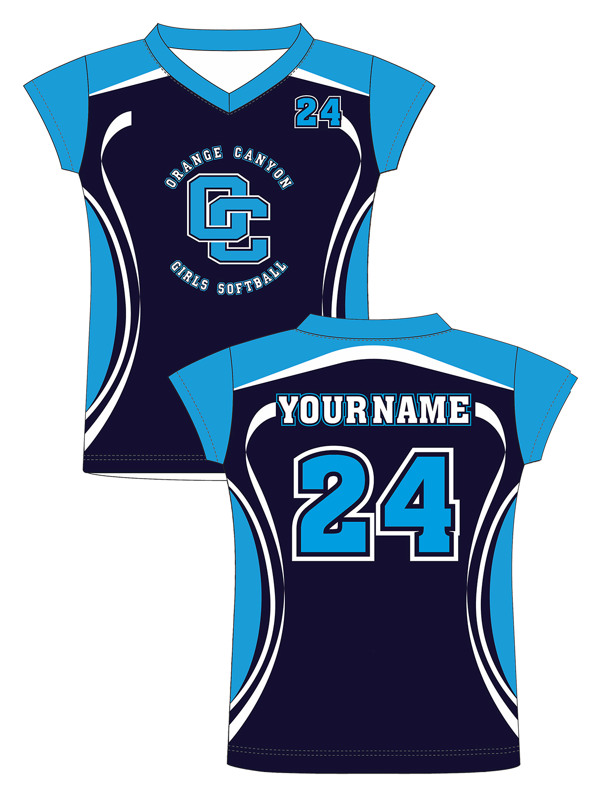 OCGS Specialty Jerseys With Your Name and Number v7