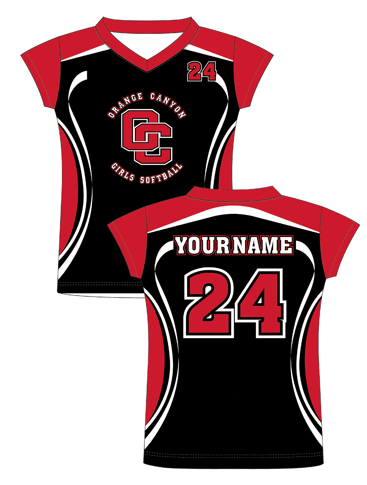 OCGS Specialty Jerseys With Your Name and Number v2