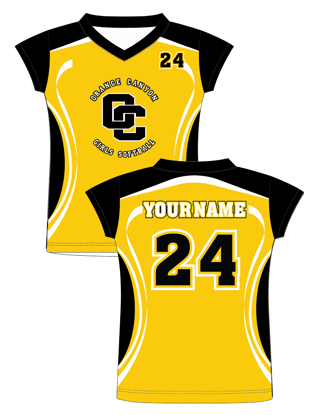 OCGS Specialty Jerseys With Your Name and Number v2