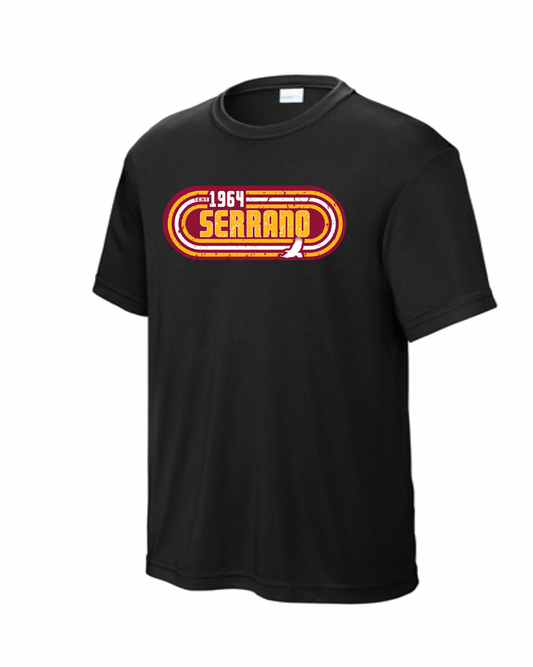 Serrano - Vintage SportTek Dri-Fit Shirts (Black) Youth & Adult