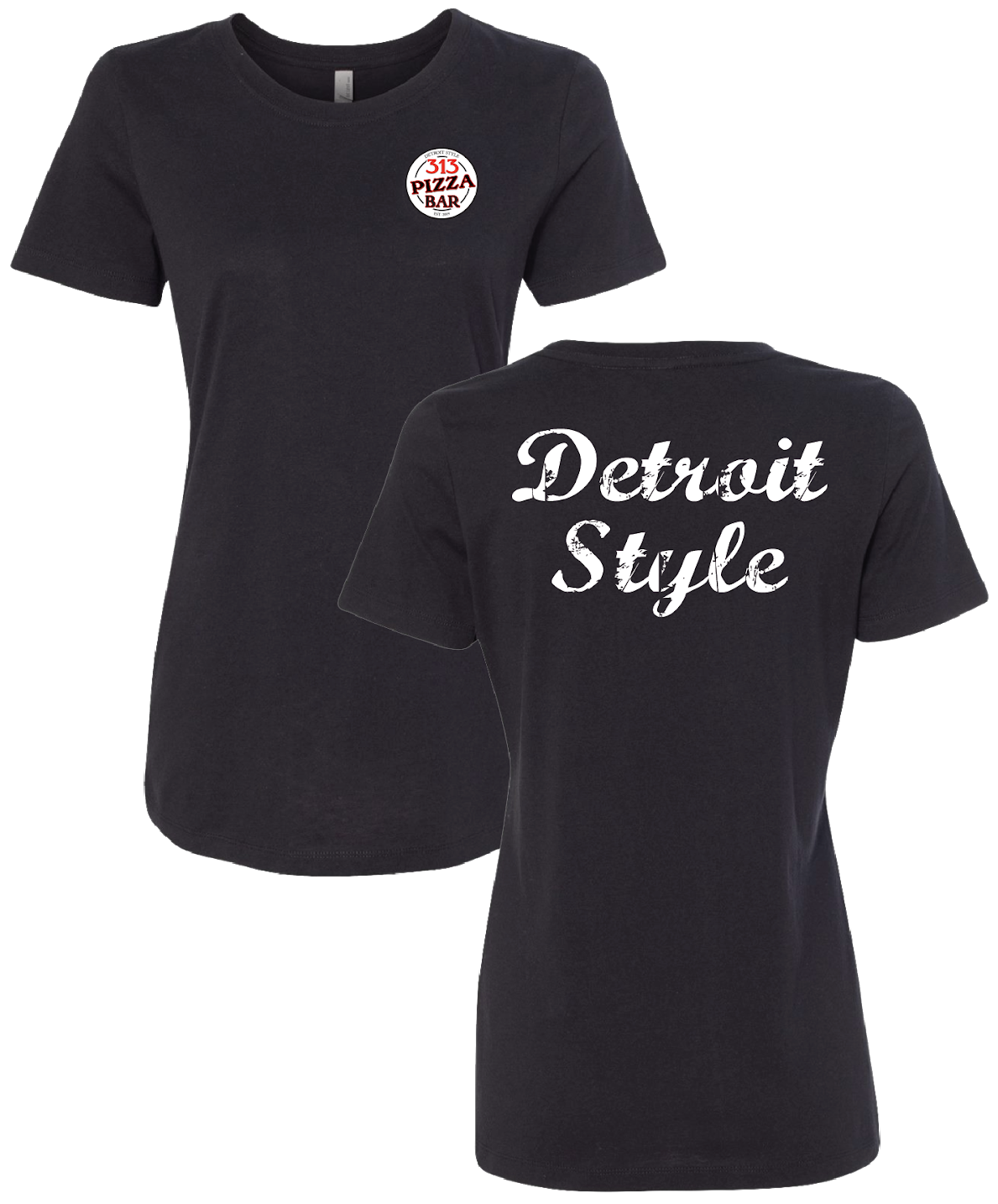 Detroit Style - Women's Black Tee