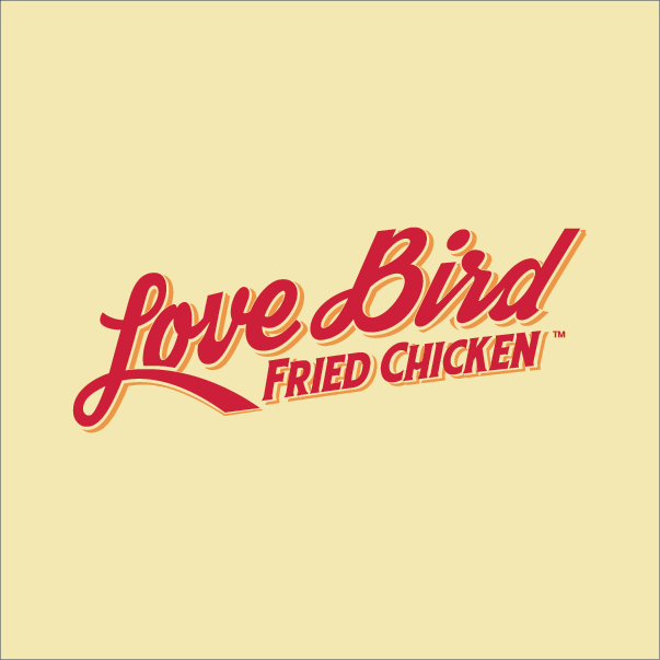 Love Bird Fried Chicken - Square Sticker