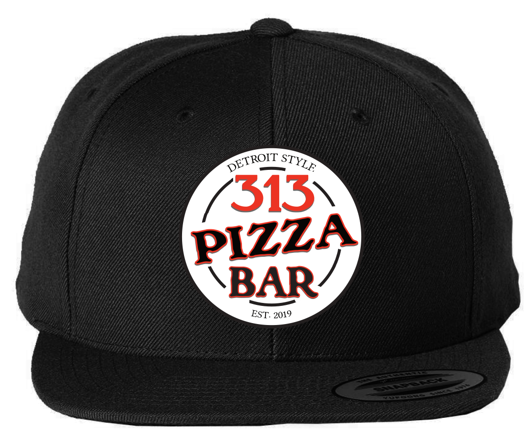 Detroit Style - Black Snapback *Direct Embroidery