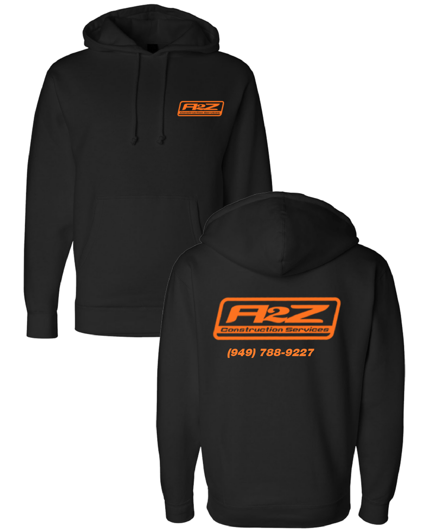 A2Z - Black Hoodie Pull Over
