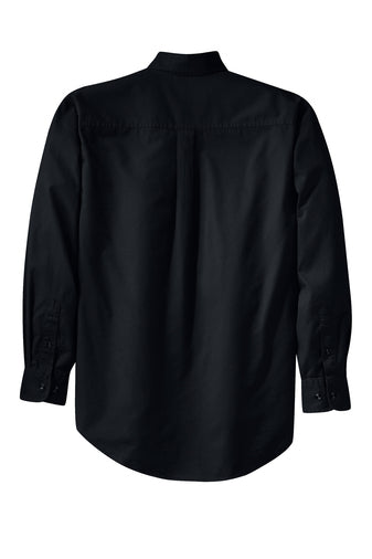 Port Authority® Long Sleeve Twill Shirt - S600T - Navy