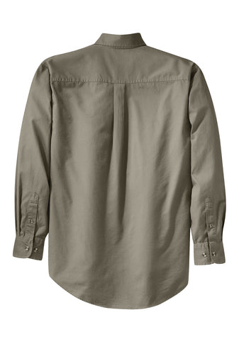 Port Authority® Long Sleeve Twill Shirt - S600T - Khaki
