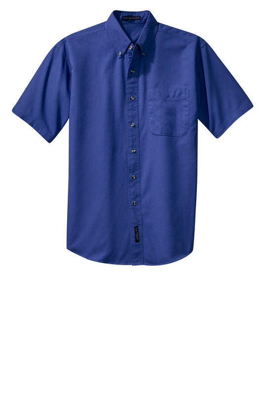 Port Authority® Short Sleeve Twill Shirt - S500T - Faded Blue