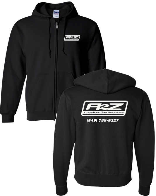 A2Z - Black Zippered Sweatshirt