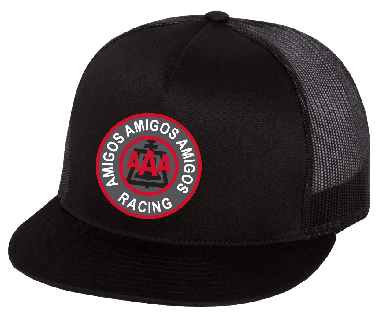 AAA - Black Mesh Hat