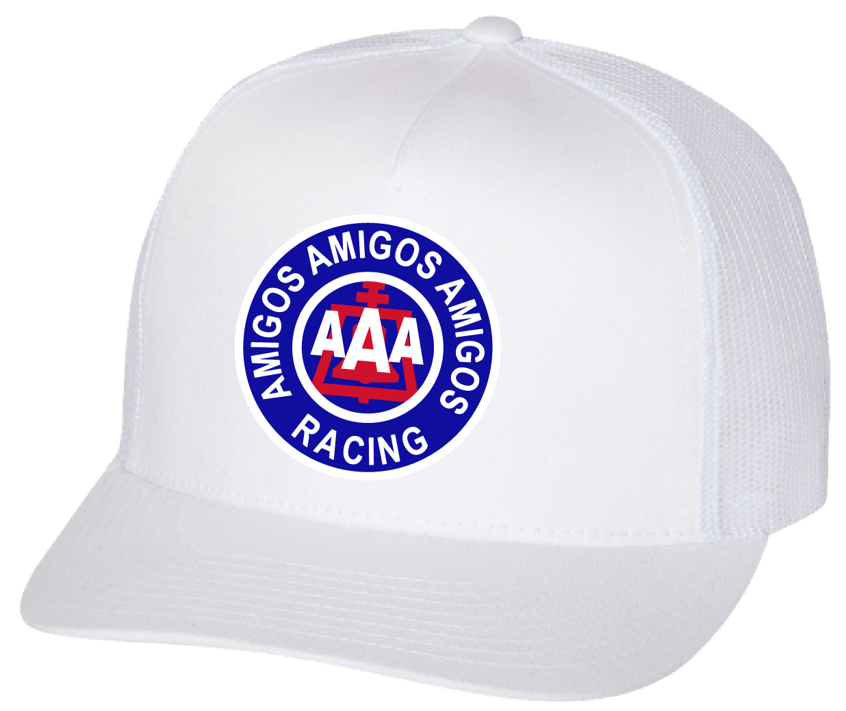 AAA - White Mesh Hat