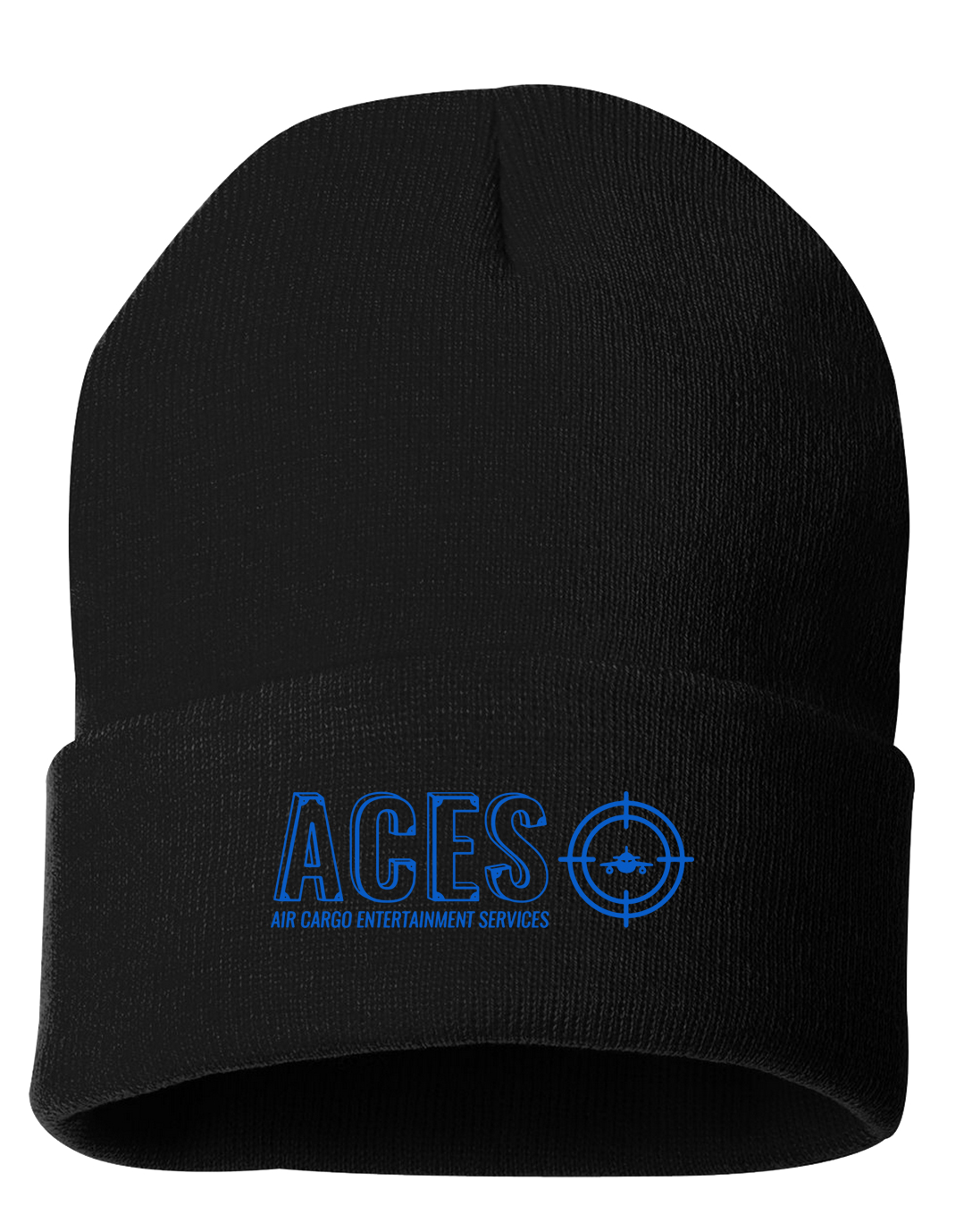 Aces Cargo - 12" Knit Beanie (Black)
