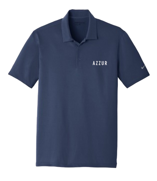 AZZUR - Embroidered Mens Polo (Navy)