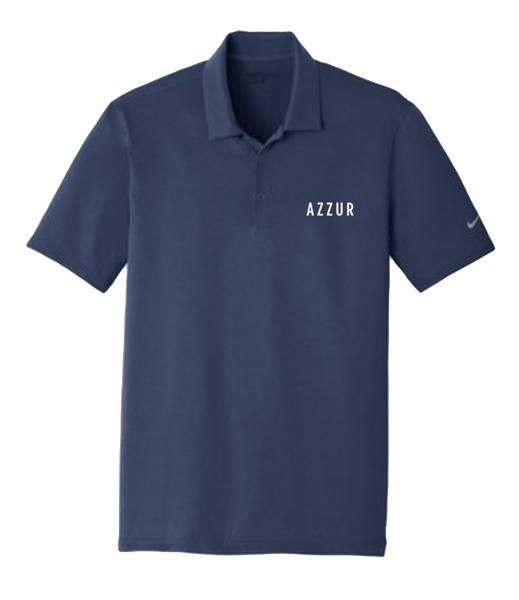 AZZUR - Embroidered Mens Polo (Navy)