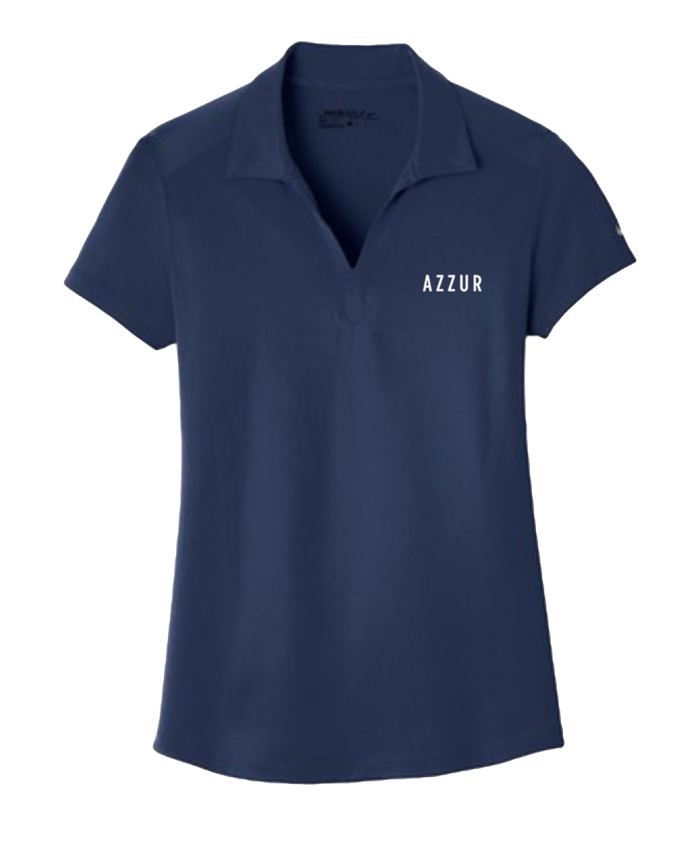 AZZUR -  Embroidered Womens Polo (Navy)