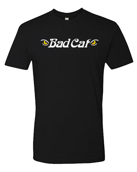 Bad Cat - Black Centered Logo Tee
