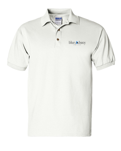 Blue Buoy Swim School - White Polo