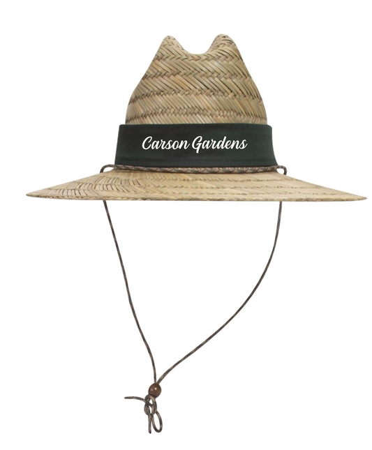 Carson Gardens  - Natural Straw Lifeguard Hat