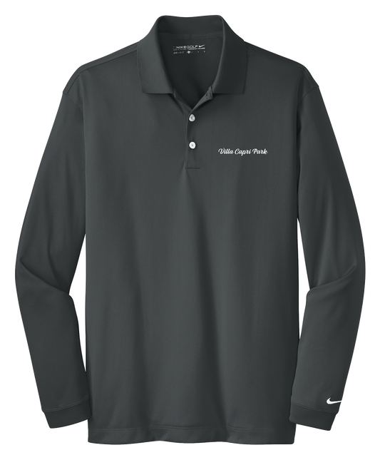 Villa Capri Park - Mens - Nike Long Sleeve Dri-FIT Stretch Tech Polo