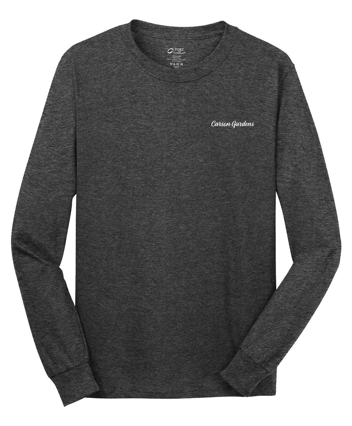 Carson Gardens - Mens - Port & Company® - Long Sleeve Core Cotton Tee