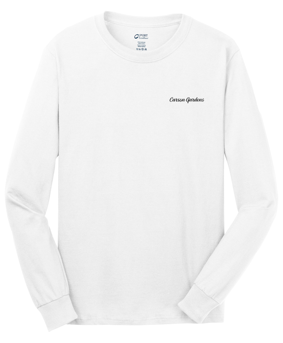 Carson Gardens - Mens - Port & Company® - Long Sleeve Core Cotton Tee