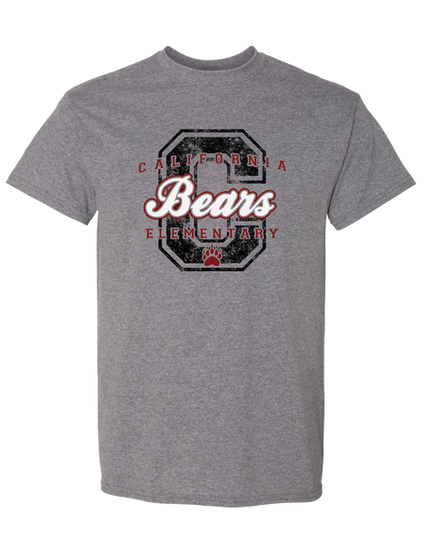 California Elementary - Logo T-shirt (Graphite Heather)