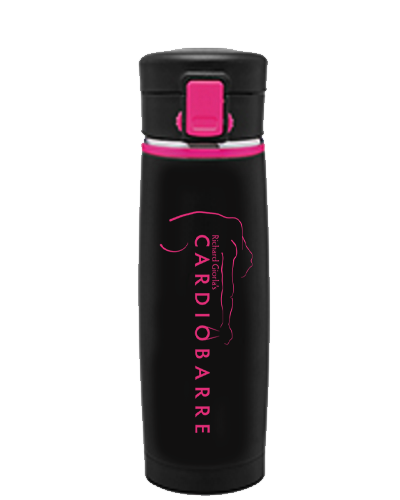 Cardio Barre - Water Bottle (Black/Pink)
