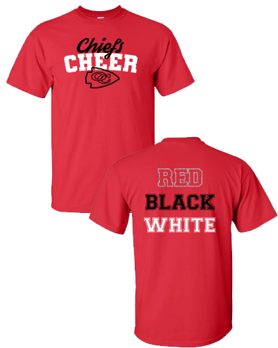 OC Cheer - Red Shirt Adult (TALL)