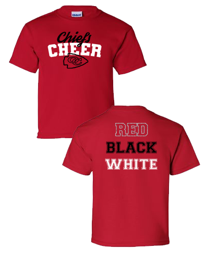 OC Cheer - Red Shirt Adult (Youth)