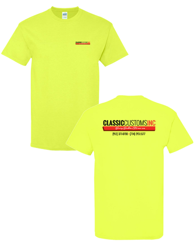 Classic Customs Safety Green Shirt
