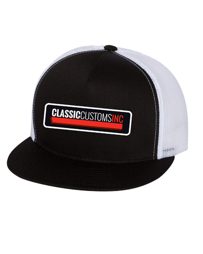 Classic Customs - Trucker Hat (Black/White)