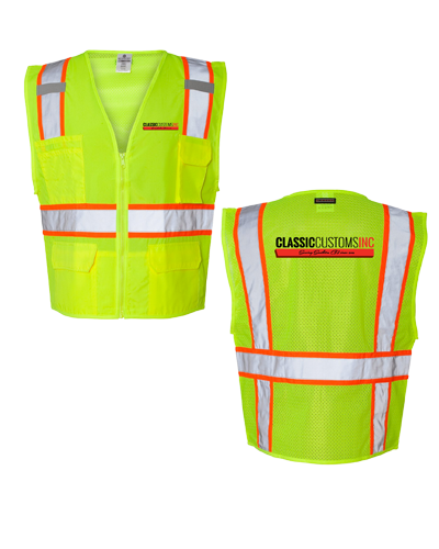 Classic Customs Safety Vest - Yellow