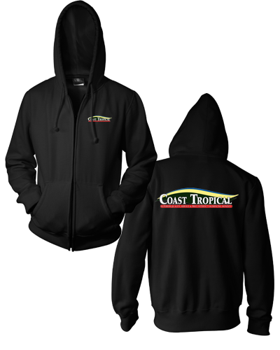 Coast Tropical - Zip Hoodie
