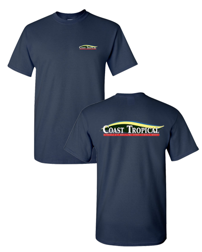 Coast Tropical - Men's Tee (Navy)