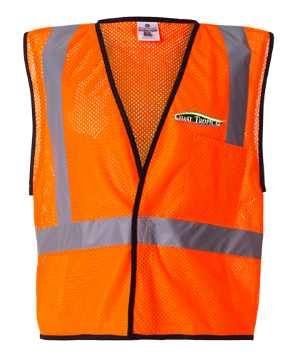 Coast Tropical - Safety Vest Orange #2