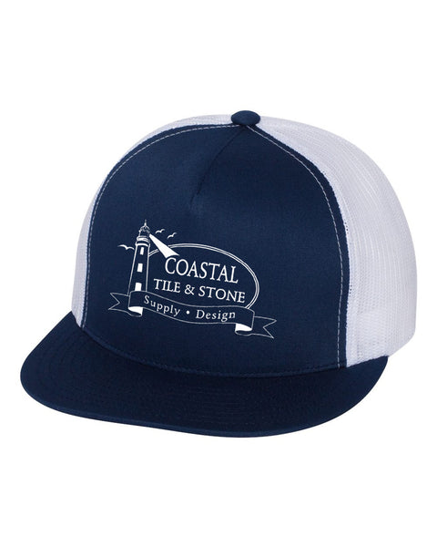 Coastal Tile & Stone - Trucker Hat (Navy/White)