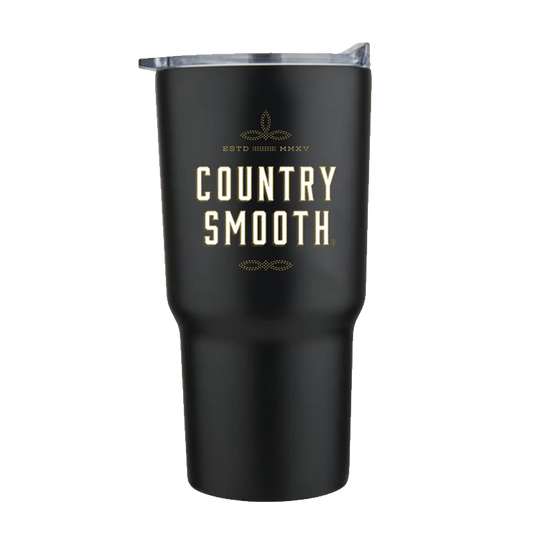 Country Smooth - 20oz Black Tumbler
