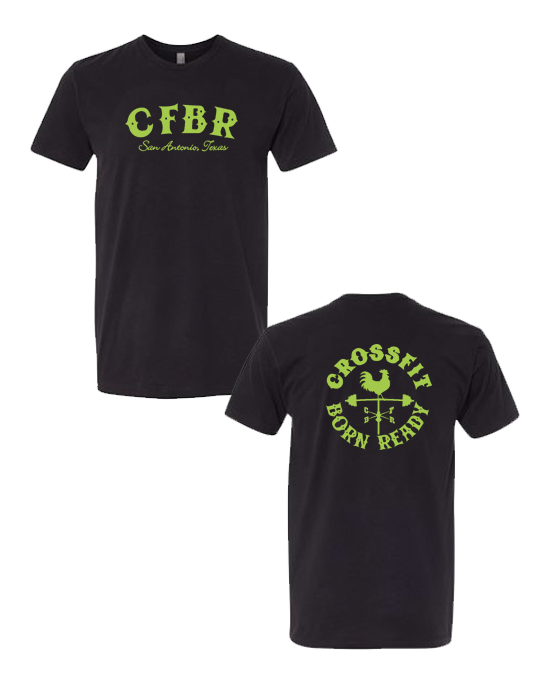 CFBR Tshirt (Logo- Lime)