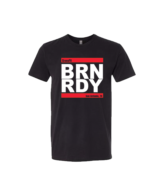 CFBR Tshirt (BRN RDY logo - Red & White)
