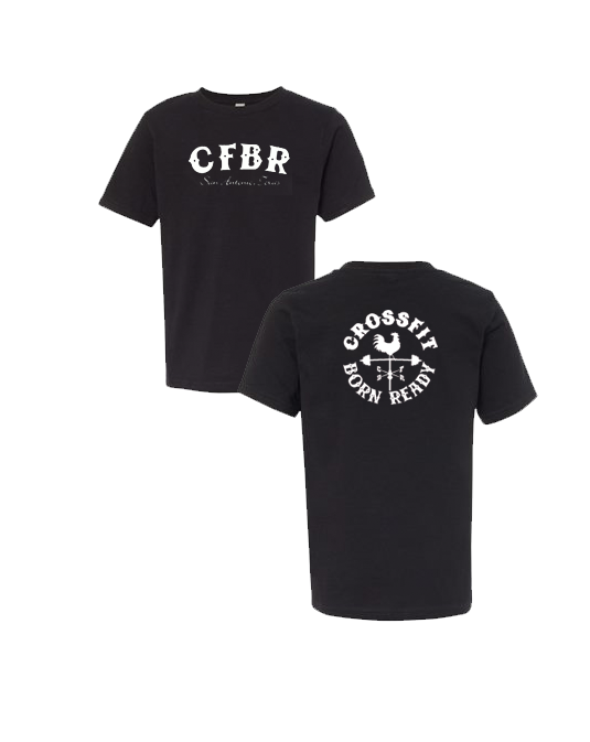 CFBR Youth Tshirt (CFBR KIDS logo- White)