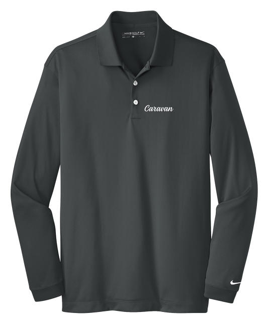 Caravan  - Mens - Nike Long Sleeve Dri-FIT Stretch Tech Polo