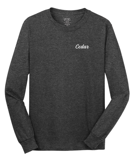 Cedar  - Mens - Port & Company® - Long Sleeve Core Cotton Tee