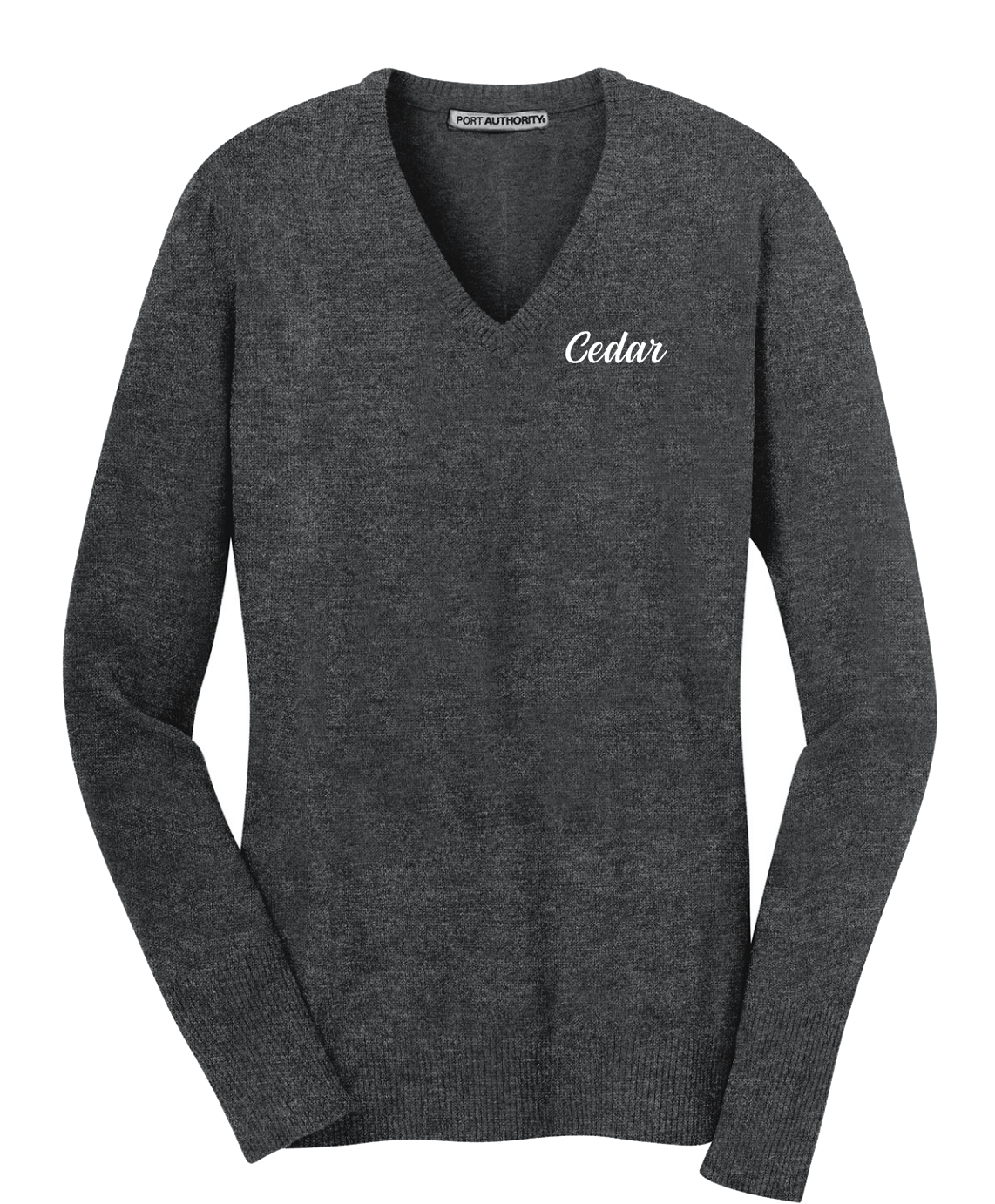 Cedar - Port Authority® Ladies V-Neck Sweater