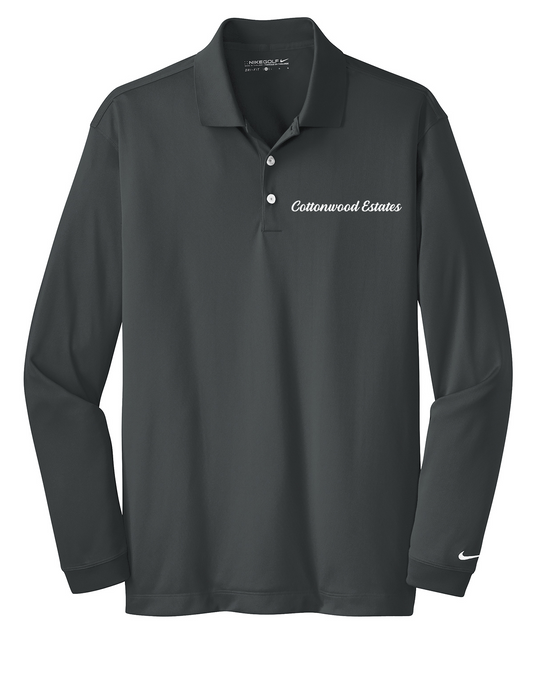 Cottonwood Estates - Mens - Nike Long Sleeve Dri-FIT Stretch Tech Polo