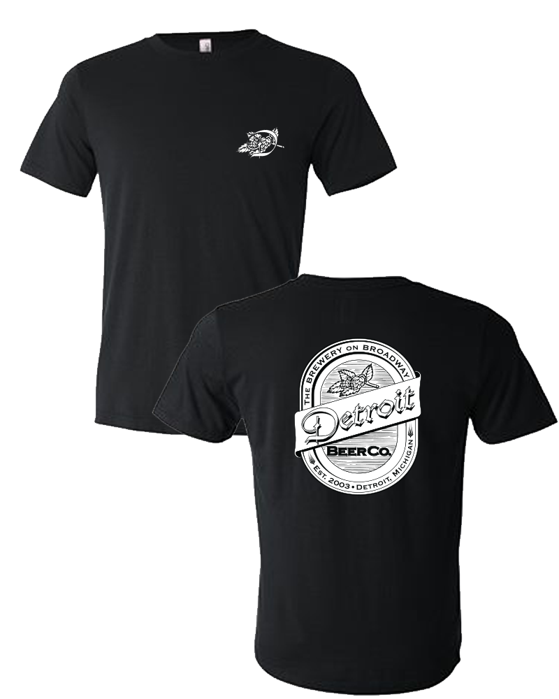 Detroit Beer Co. - D Emblem / Back Logo Tee