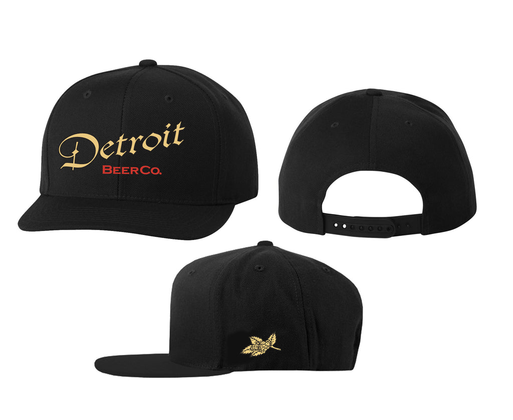 Detroit Beer Co. - Logo Snapback (Black)